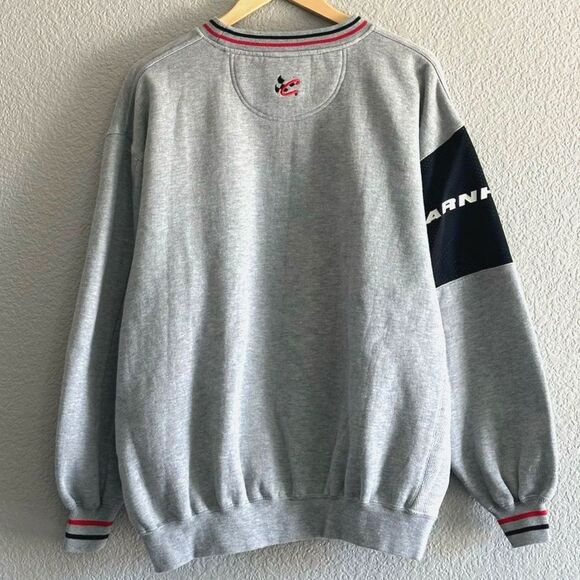 Vtg Chase NASCAR Sweater #3 Dale Earnhardt Gray Sz Large Thick Crewneck Pullover - Picture 5 of 9